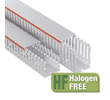 Короб перфорированный RLHF6 40х80, без галогенов, светло-серый