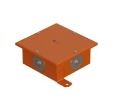 Коробка SMB120 металлическая 120х120х60, 4 металлических заглушки (56004S)