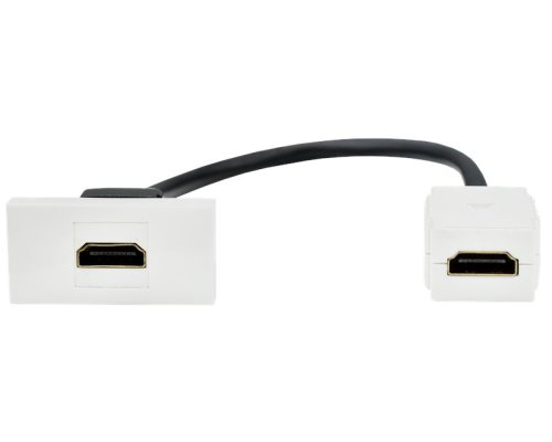 Розетка HDMI PRIMER РКМ-10-00-П 1 модуль белая (PR-KK40D-RH-0-1-K01)