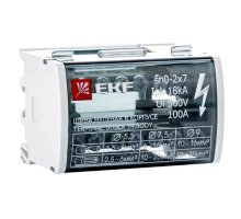 Шина нулевая в корпусе 2х7 (sn0-2х7)
