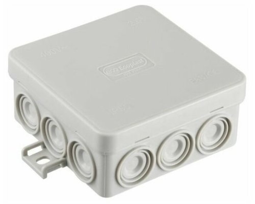 Коробка JBL085 85х85х38, 12 вых., 2P (0,15...4мм²) серая (43455HF-GR)