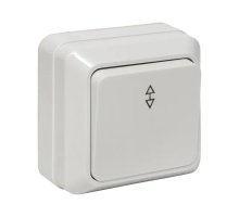 Рим Выключатель проходной 1-клавишный 10А (ENV10-025-10)