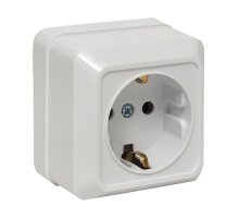 Рим Розетка 1-местная 16А (ENR16-028-10)