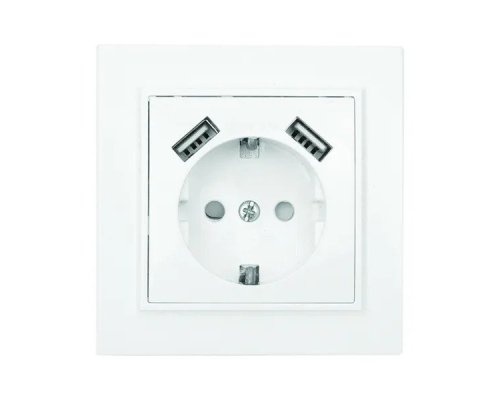 Минск Розетка 1-мест. СП с/з 16А (ERR16-028-100-2USB)
