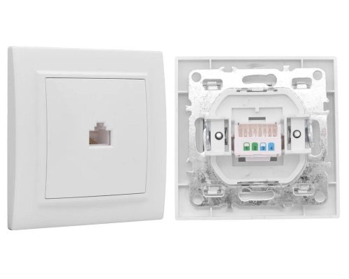Минск Розетка RJ-45 1-местная СП (ERK01-035-10)