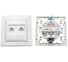 Минск Розетка RJ-45+Phone СП (ERK00-135-10)