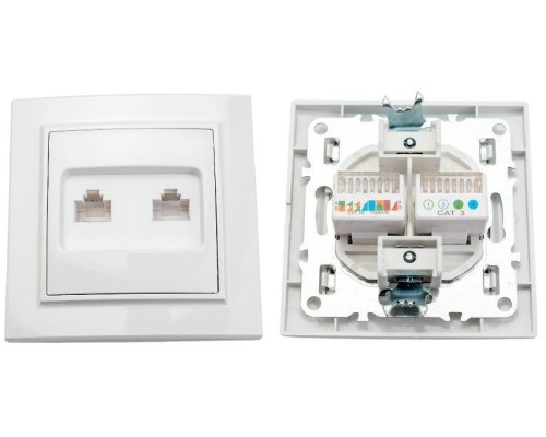 Минск Розетка RJ-45+Phone СП (ERK00-135-10)
