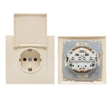 Валенсия розетка 1-местная с/з 16А (EWV10-124-10)