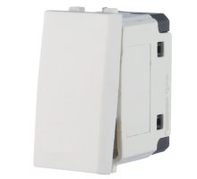 Выключатель с индикатором 45х22,5мм 16 A, 250 B, белый LK45 (850304)