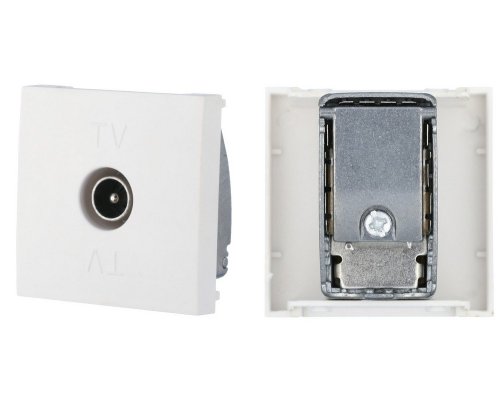 Розетка TV оконечная, белый LK45 (852104)