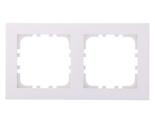 Рамка 2-постовая, белый LK80 FLAT (844204-1)