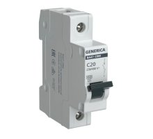 GENERICA ВА47-29М 1P C 20А 4,5кА (MVA21-1-020-C-G)