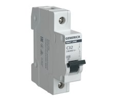 GENERICA ВА47-29М 1P C 32А 4,5кА (MVA21-1-032-C-G)