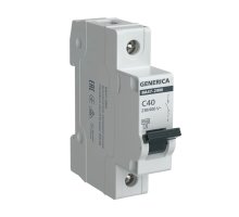 GENERICA ВА47-29М 1P C 40А 4,5кА (MVA21-1-040-C-G)