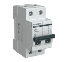 GENERICA ВА47-29М 2P C 50А 4,5кА (MVA21-2-050-C-G)