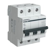 GENERICA ВА47-29М 3P C 6А 4,5кА (MVA21-3-006-C-G)
