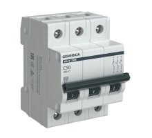 GENERICA ВА47-29М 3P C 50А 4,5кА (MVA21-3-050-C-G)