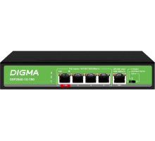 DSP204G-1G-T80 (L2) 5х1Гбит/с 4PoE 4PoE+ 1PoE++ 80W