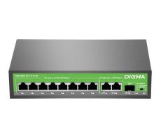 DSP208G-2G-1S-T120 (L2) 10х1Гбит/с 1SFP 8PoE 8PoE+ 120W