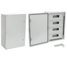 ЩРН-60 IP65 Корпус пластиковый распределительный серая дверь 600х400х200 (PR08.26501)
