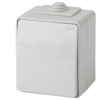 Выключатель 1-кл. ОУ Эксперт IP65 11-1601-03 250В 10АХ серый ЭРА (Б0035972)