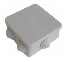Коробка JBS101 100х100х55, 6 вых., IP55, серая (44037HF)