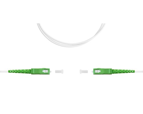 Патч-корд SC/APC-SC/APC, simplex, 10м, 3мм, LSZH, G.657.A1 (09-05076)