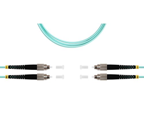 Патч-корд ВО MM(OM3), FC/UPC-FC/UPC, 3.0мм, duplex, LSZH, 3м (09-12033)