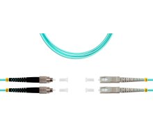 Патч-корд ВО MM(OM3), FC/UPC-SC/UPC, 3.0мм, duplex, LSZH, 1м (09-12041)