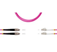 Патч-корд ВО MM(OM4), FC/UPC-LC/UPC, 3.0мм, duplex, LSZH, 10м (09-12065)