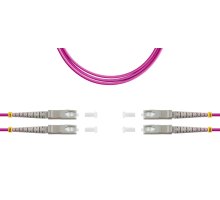 Патч-корд ВО MM(OM4), SC/UPC-SC/UPC, 3.0мм, duplex, LSZH, 5м (09-12089)