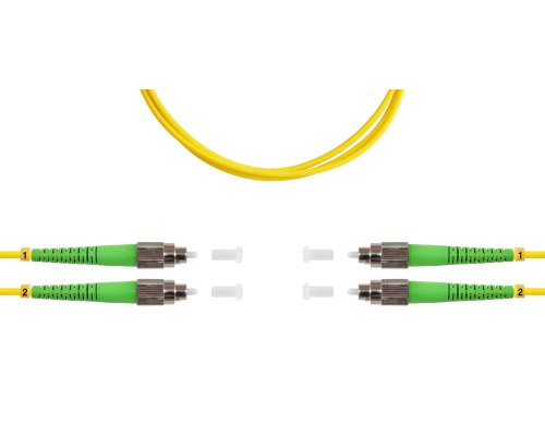 Патч-корд ВО SM(G.652.D), FC/APC-FC/APC, 3.0мм, duplex, LSZH, 5м (09-0605)