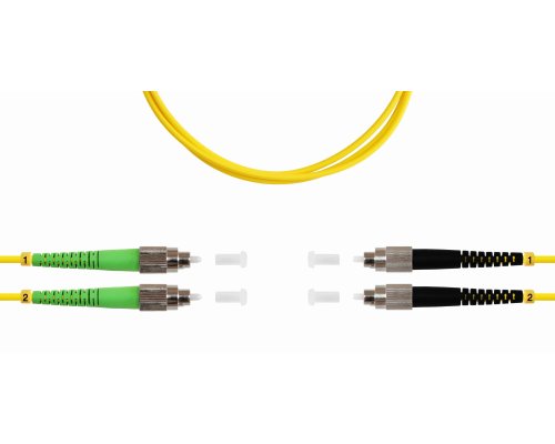 Патч-корд ВО SM(G.652.D), FC/APC-FC/UPC, 3.0мм, duplex, LSZH, 3м (09-0609)