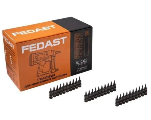 Гвозди 2.7х25 мм кованые с ребрами жесткости (1000 шт) FEDAST (FD2725RBP)
