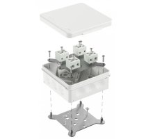 Коробка огнестойкая для о/п двухкомпонентная Е15-Е120 RAL9003 100х100х40 (60-0303-9003-FR6.0-8) (Промрукав)