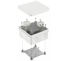 Коробка огнестойкая для о/п двухкомпонентная Е15-Е120 RAL9003 100х100х50 (60-0300-9003-FR10.0-4) (Промрукав)