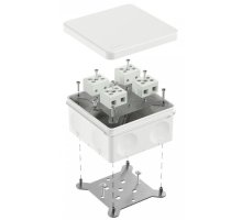 Коробка огнестойкая для о/п двухкомпонентная Е15-Е120 RAL9003 100х100х50 (60-0300-9003-FR10.0-8) (Промрукав)