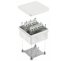 Коробка огнестойкая для о/п двухкомпонентная Е15-Е120 RAL9003 100х100х50 (60-0300-9003-FR2.5-12) (Промрукав)