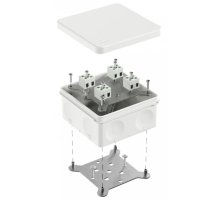 Коробка огнестойкая для о/п двухкомпонентная Е15-Е120 RAL9003 100х100х50 (60-0300-9003-FR2.5-8) (Промрукав)
