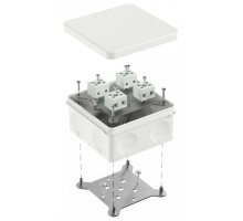 Коробка огнестойкая для о/п двухкомпонентная Е15-Е120 RAL9003 100х100х50 (60-0300-9003-FR6.0-8) (Промрукав)