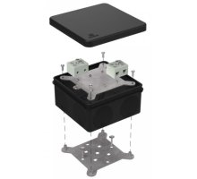 Коробка огнестойкая для о/п двухкомпонентная Е15-Е120 RAL9005 100х100х50 (60-0300-9005-FR10.0-4) (Промрукав)