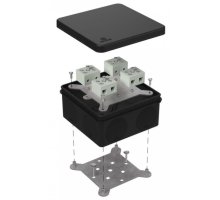 Коробка огнестойкая для о/п двухкомпонентная Е15-Е120 RAL9005 100х100х50 (60-0300-9005-FR10.0-8) (Промрукав)
