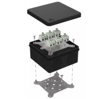 Коробка огнестойкая для о/п двухкомпонентная Е15-Е120 RAL9005 100х100х50 (60-0300-9005-FR2.5-12) (Промрукав)