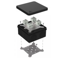 Коробка огнестойкая для о/п двухкомпонентная Е15-Е120 RAL9005 100х100х50 (60-0300-9005-FR6.0-8) (Промрукав)