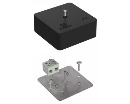 Коробка огнестойкая для кабель-канала Е15-Е120 RAL9005 75х75х30 (40-0450-9005-FR6.0-2) (Промрукав)