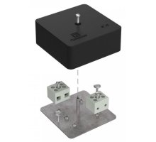 Коробка огнестойкая для кабель-канала Е15-Е120 RAL9005 75х75х30 (40-0450-9005-FR6.0-4) (Промрукав)
