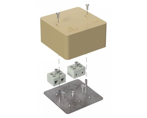 Коробка огнестойкая для кабель-канала Е15-Е120 RAL1001 85х85х45 (40-0460-1001-FR10.0-4) (Промрукав)