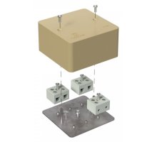 Коробка огнестойкая для кабель-канала Е15-Е120 RAL1001 85х85х45 (40-0460-1001-FR10.0-6) (Промрукав)