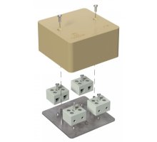 Коробка огнестойкая для кабель-канала Е15-Е120 RAL1001 85х85х45 (40-0460-1001-FR10.0-8) (Промрукав)