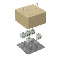 Коробка огнестойкая для кабель-канала Е15-Е120 RAL1001 85х85х45 (40-0460-1001-FR2.5-10) (Промрукав)